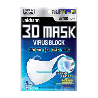 3D Mask Virus Block Size M