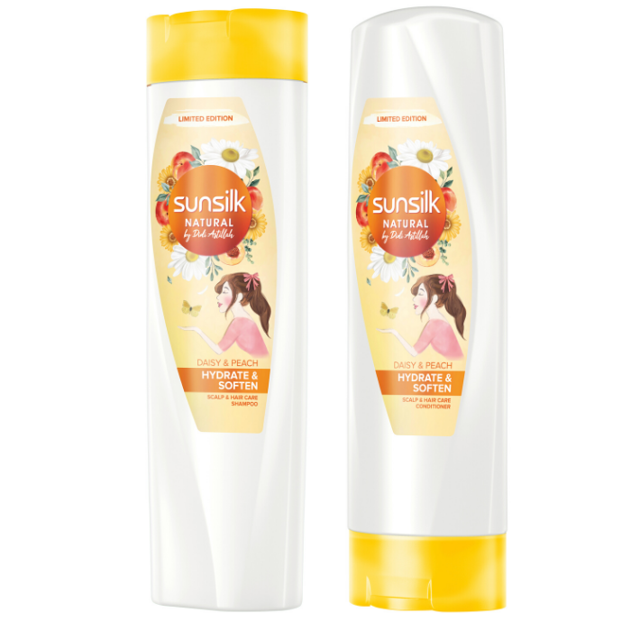 Natural Daisy & Peach Shampoo & Conditioner