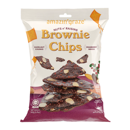 Amazin' Graze Nuts n' Raisins' Brownie Chips Cookies