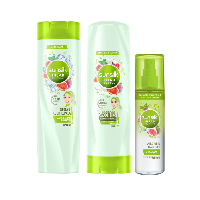 Hijab Recharge Refresh Shampoo, conditioner and hair mist