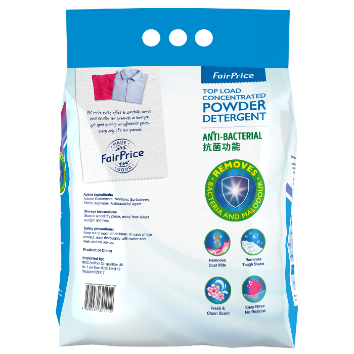 Top Load Concentrated Powder Detergent - Anti-Bacterial