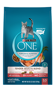 Tender Selects Blend With Real Salmon Adult Cat Food