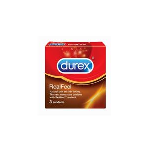 Durex Real Feel Condoms (non latex) x3