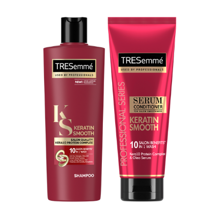 Keratin Smooth Shampoo & Serum Conditioner