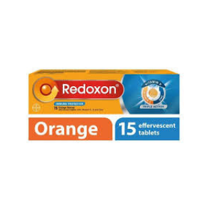 Redoxon Triple Action Effervescent Tab Orange 15s