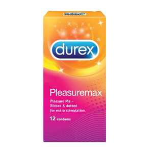 Durex Pleasuremax Condoms (with ribs & dots) x12