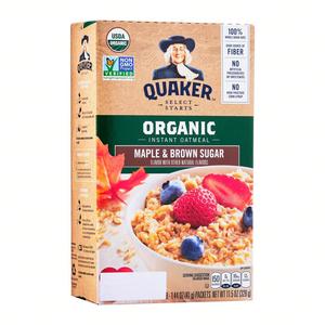 Organic Instant Oatmeal (Maple and Brown Sugar)
