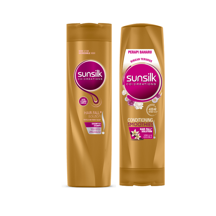Hair fall shampoo and conditioning smoothies by Sunsilk : review - Shampoo  & conditioner