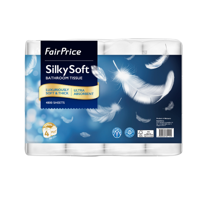 SilkySoft Bathroom Tissue - 4 Ply