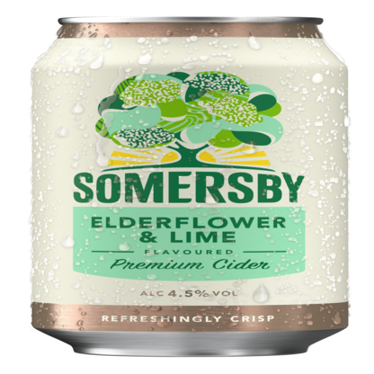 Elderflower Lime Cider Can