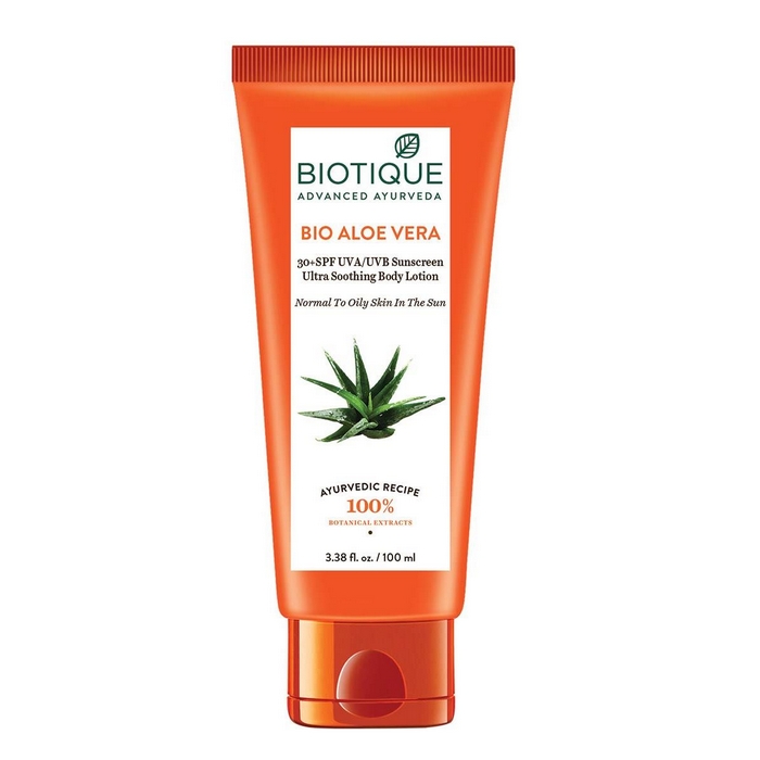 Bio Aloe Vera 30+ SPF UVA/UVB Sunscreen Ultra Soothing Body Lotion