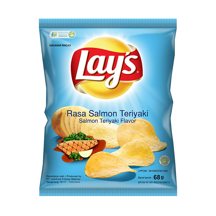 Potato Chips Salmon Teriyaki 