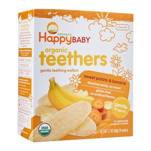 Happy Baby Gentle Teethers - Banana And Sweet Potato Baby Snack