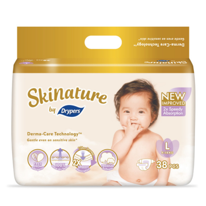 Skinature by Drypers Premium Tape Diapers