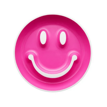 Smile 'n Scoop Suction Training Plate and Spoon Set - Pink