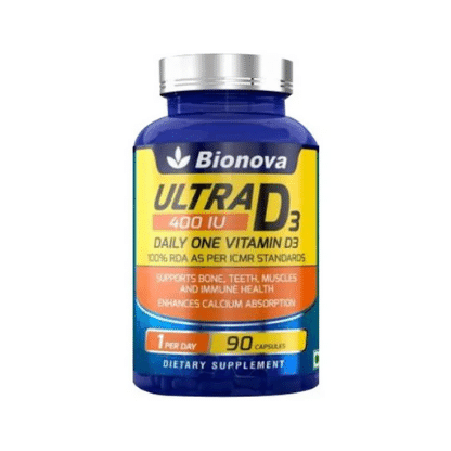 Ultra 400 I.U Vitamin D3 Capsules