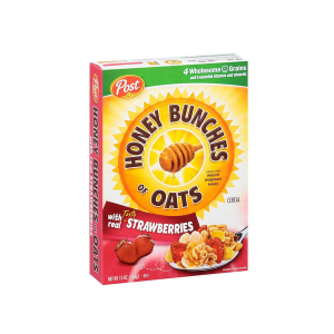 Honey Bunches of Oats with Real Strawberries Whole Grain Cereal