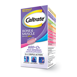 Caltrate® Bone & Muscle Health PLUS (500 IU) Vitamin D