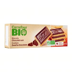Organic Black Chocolate Biscuits