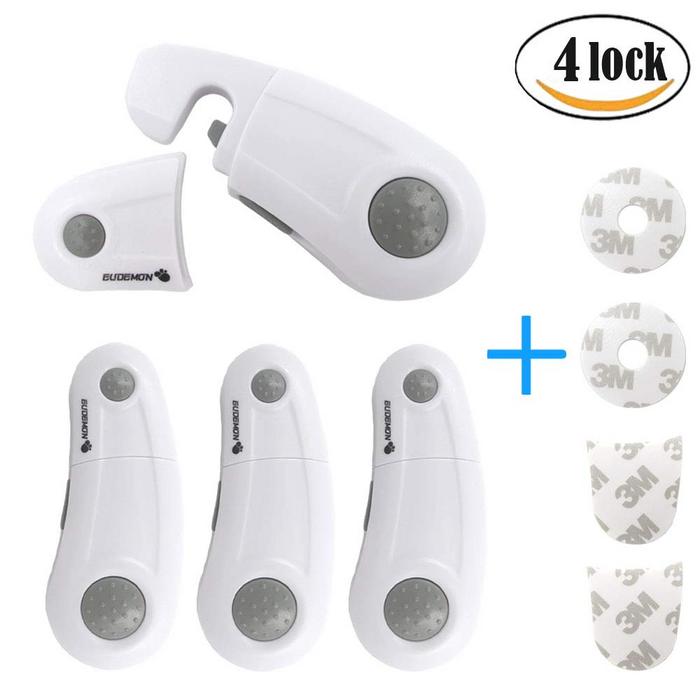 Drawer Door Cabinet Cupboard Safety Locks Baby Kids Safety Care Plastic U Shaped Locks Infant Baby Protection ch Store