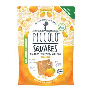 Pouch Food Organic Squares Mango
