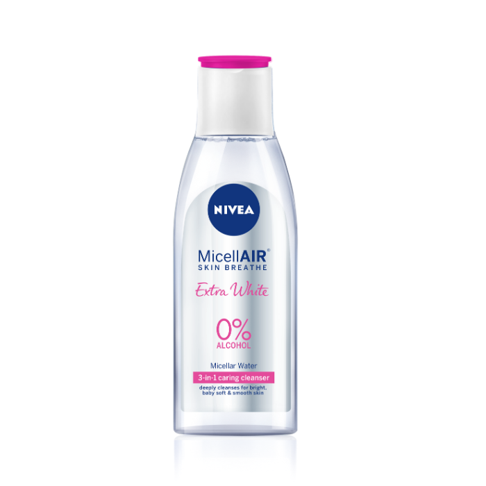 NIVEA Extra White Micellair Cleanser 0% Alcohol
