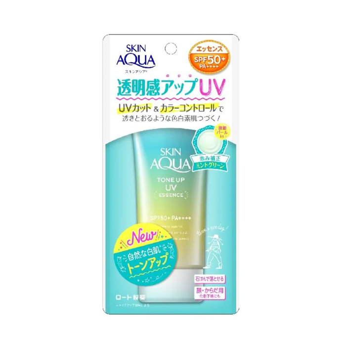 Skin Aqua Tone Up UV Essence SPF50+ 80g (Mint Green)