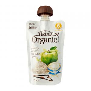 Organic Creamy Vanilla Rice With Apple