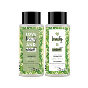 Tea Tree Oil & vetiver shampoo and conditioner