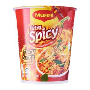 Extra Spicy Fiery Curry Instant Cup Noodles