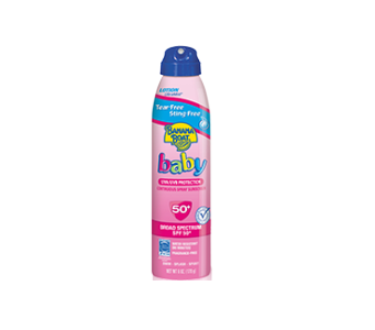 Banana Boat® Baby Tear-Free Sting-Free Continuous Lotion Spray Sunscreen SPF 50+