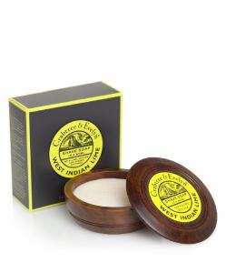 West Indian Lime Shave Soap in a Bowl