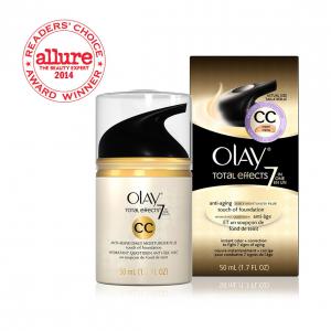 OLAY TOTAL EFFECTS DAILY MOISTURIZER + TOUCH OF FOUNDATION