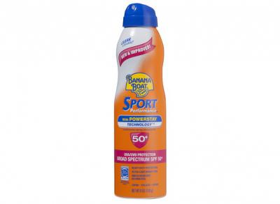 Banana Boat® Sport Performance® Clear UltraMist® Sunscreens with PowerStay Technology® SPF 50+