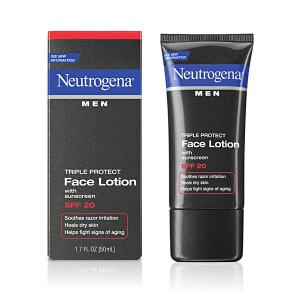 Neutrogena Men Triple Protect Face Lotion with sunscreen SPF 20 