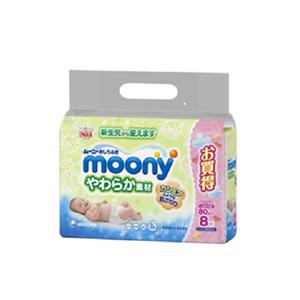 Moony Baby Wet Wipes Soft Type - S