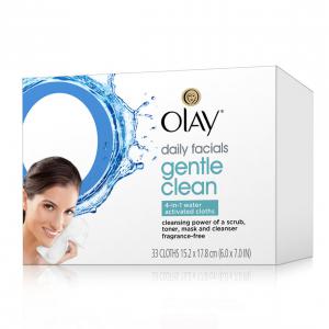 GENTLE CLEAN OLAY 4-IN-1 DAILY FACIAL CLOTHS