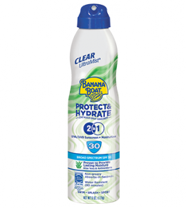 Banana Boat® Protect & Hydrate™ Clear Spray Sunscreens SPF 30