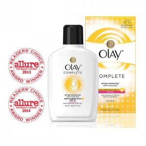 OLAY COMPLETE ALL DAY MOISTURIZER WITH SUNSCREEN BROAD SPECTRUM SPF 15—NORMAL