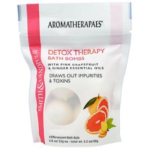 Detox Therapy Bath Bombs Grapefruit & Ginger Essential Oils