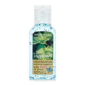 Gel rửa tay khô hương bạc hà Hand & Nature Sanitizer Gel Peppermint