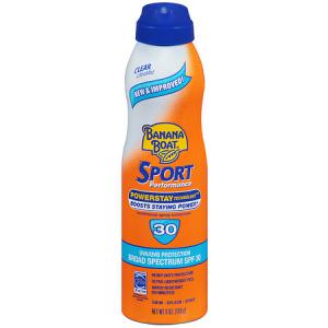 Banana Boat® Sport Performance® Clear UltraMist® Sunscreens with PowerStay Technology® SPF 30
