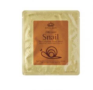 ROYAL SKIN - 24K Gold Snail Bio Cellulose Mask Sheet