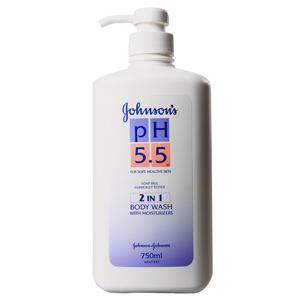 Johnson's pH 5.5 2 in 1 Moisturizers Body Wash