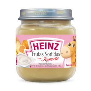 Heinz Papinha de Frutas Sortidas com Iogurte