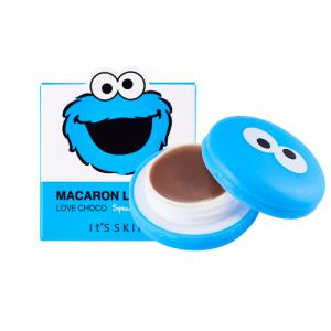 Macaron Lip Balm Special Edition in Chocolate [Sesame Street Edition]