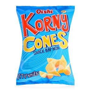 Snack bắp nón vị tự nhiên Korny Cones
