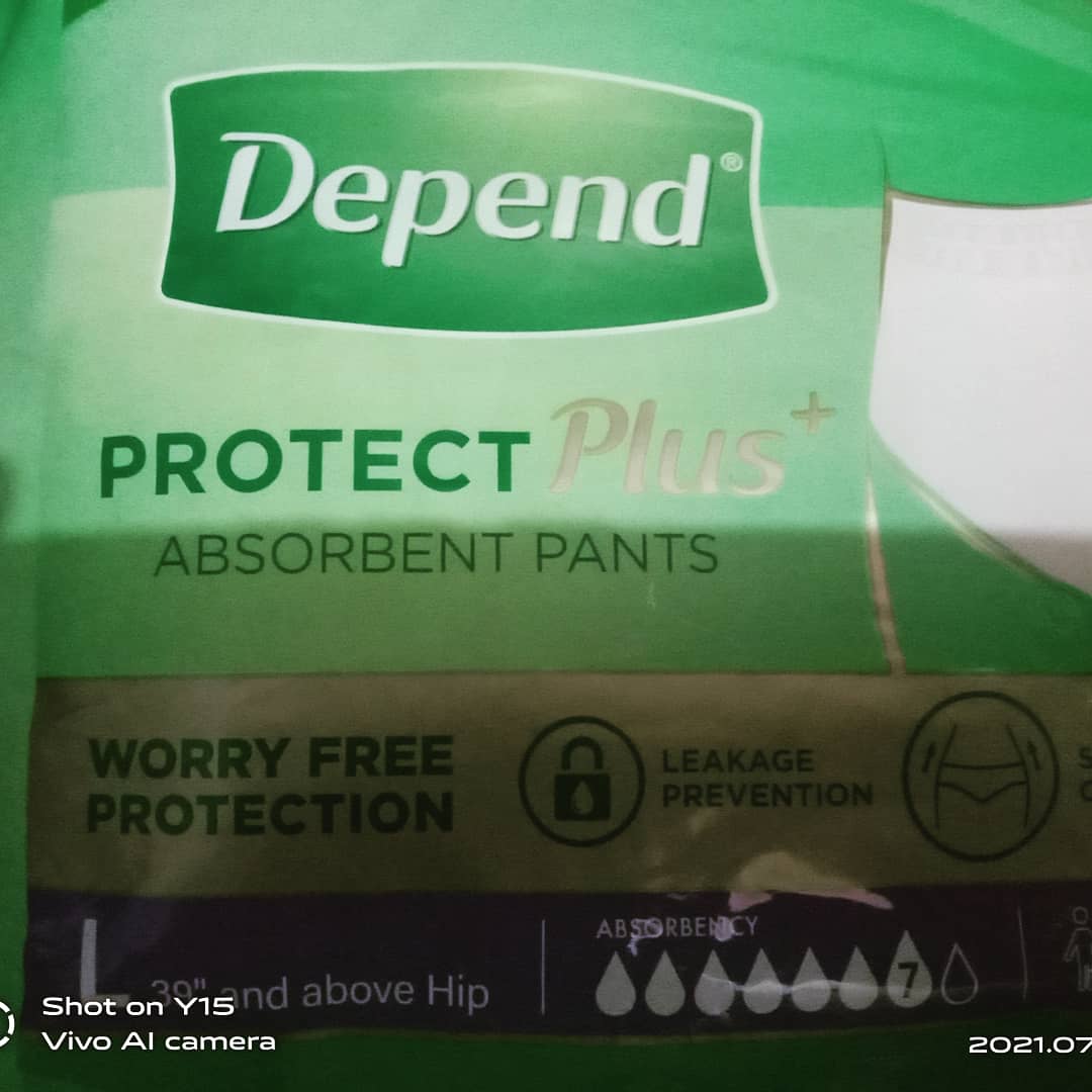 Protect plus absorbent pants & protect absorbent tape by Depend