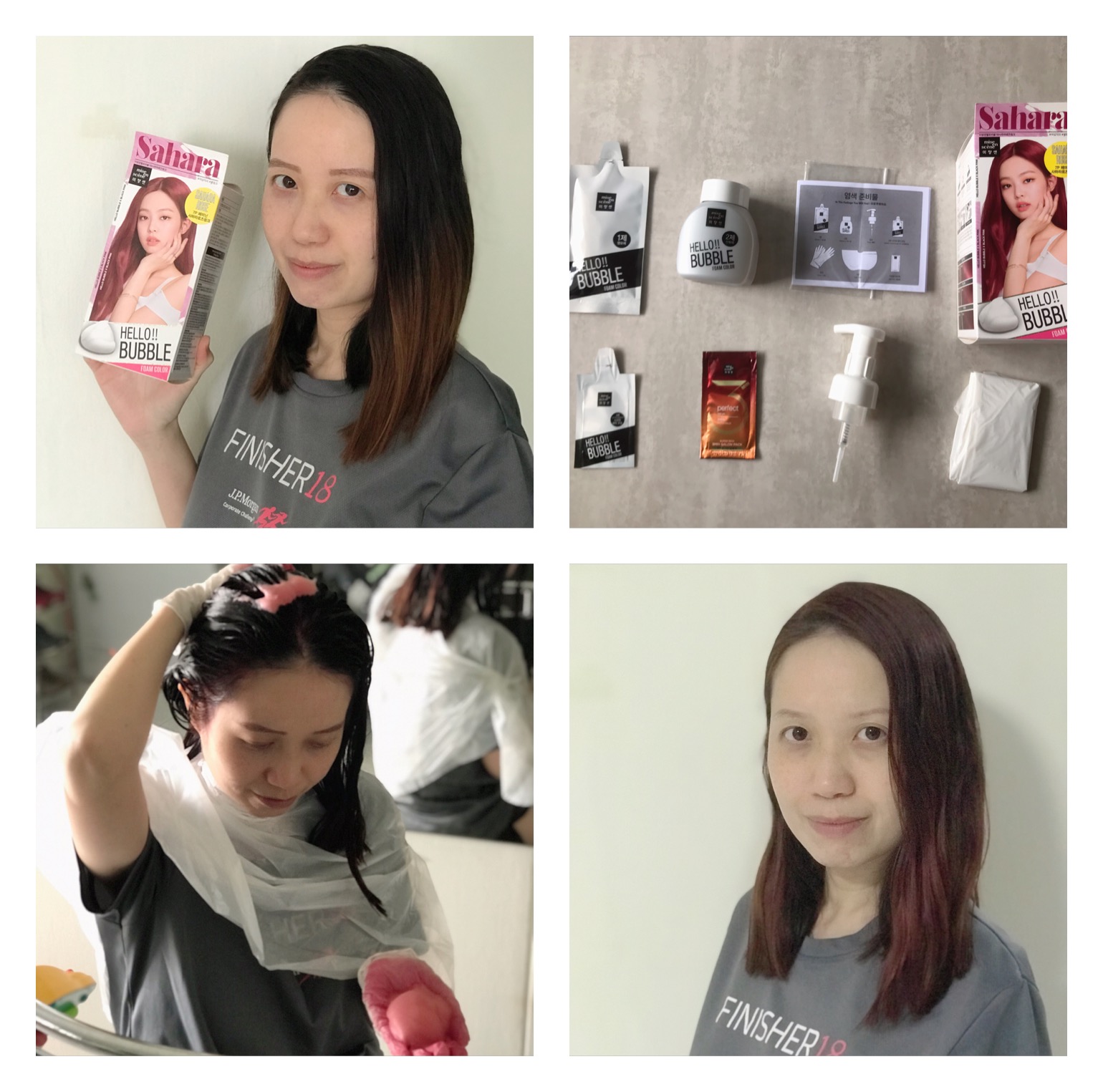 Hello bubble foam color by Mise en scene : review - Hair styling &  treatments
